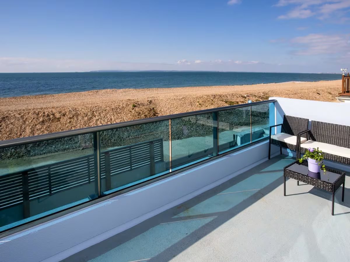 Terrace looking west | Dreamcatcher, Hayling Island